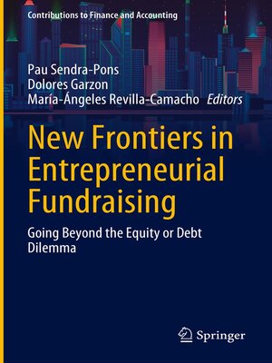 cover image of New Frontiers in Entrepreneurial Fundraising
